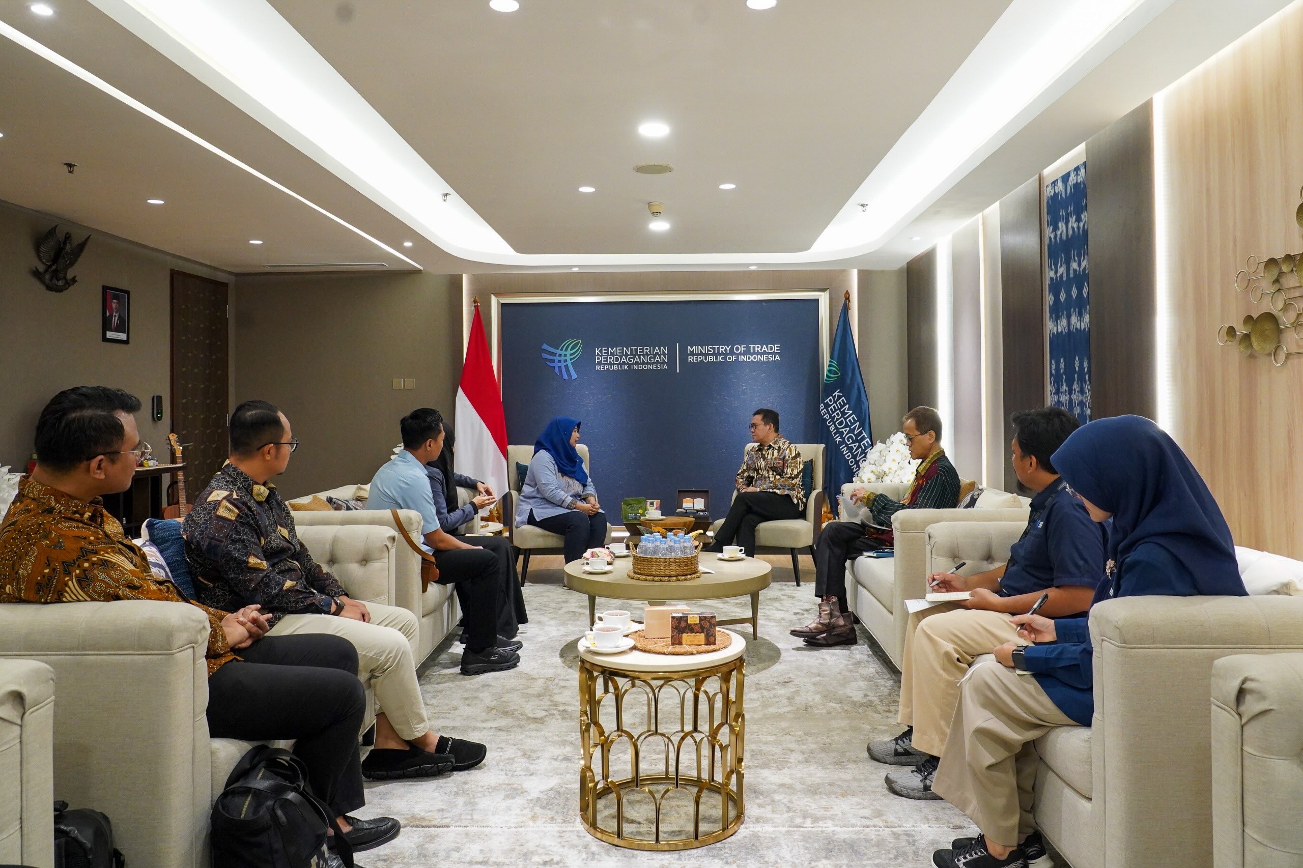 Pertemuan Mendag dengan HIPMI Syariah