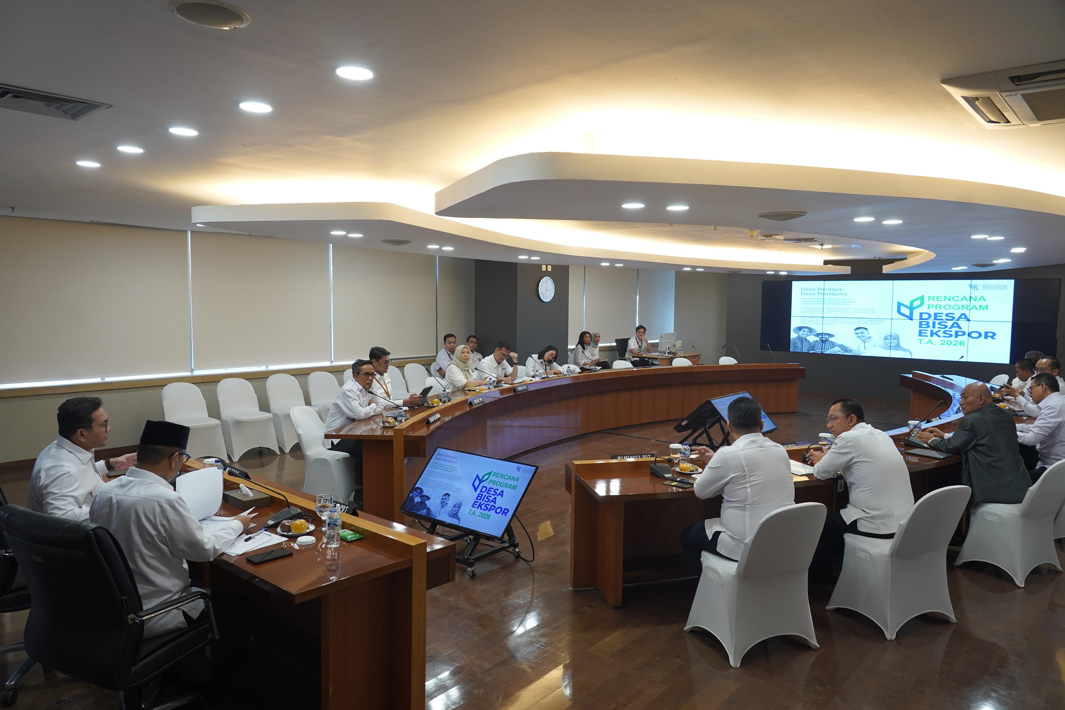 Pertemuan Mendag dengan Mendes