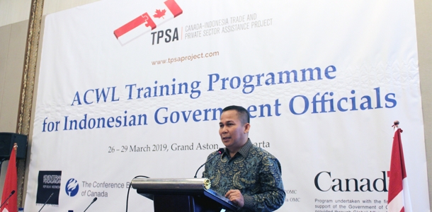 ACWL Training Programme WTO Law for Indonesian Government Officials