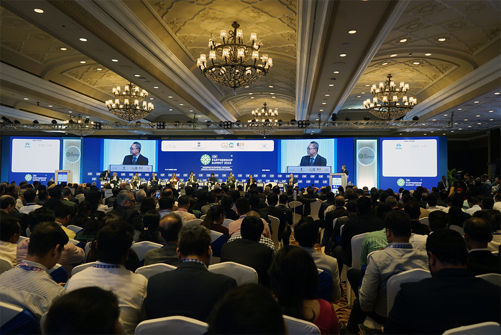 Mendag pada Pembukaan CII Partnership Summit 2023 Kementerian