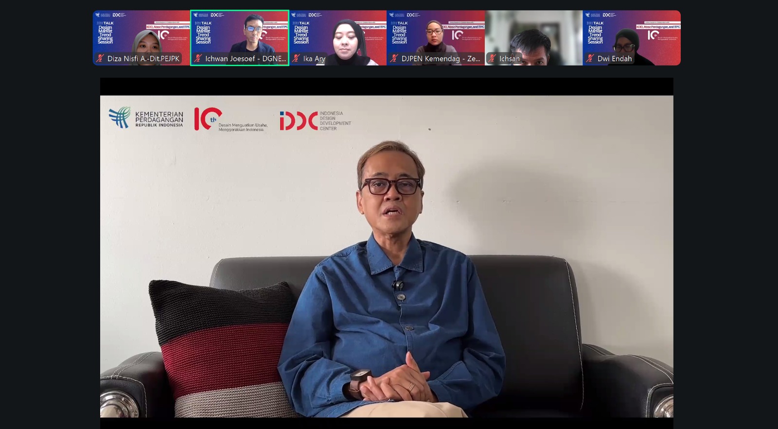 Rayakan Satu Dekade IDDC, Kemendag Gelar Rangkaian Webinar Desain dan Tren Pasar
