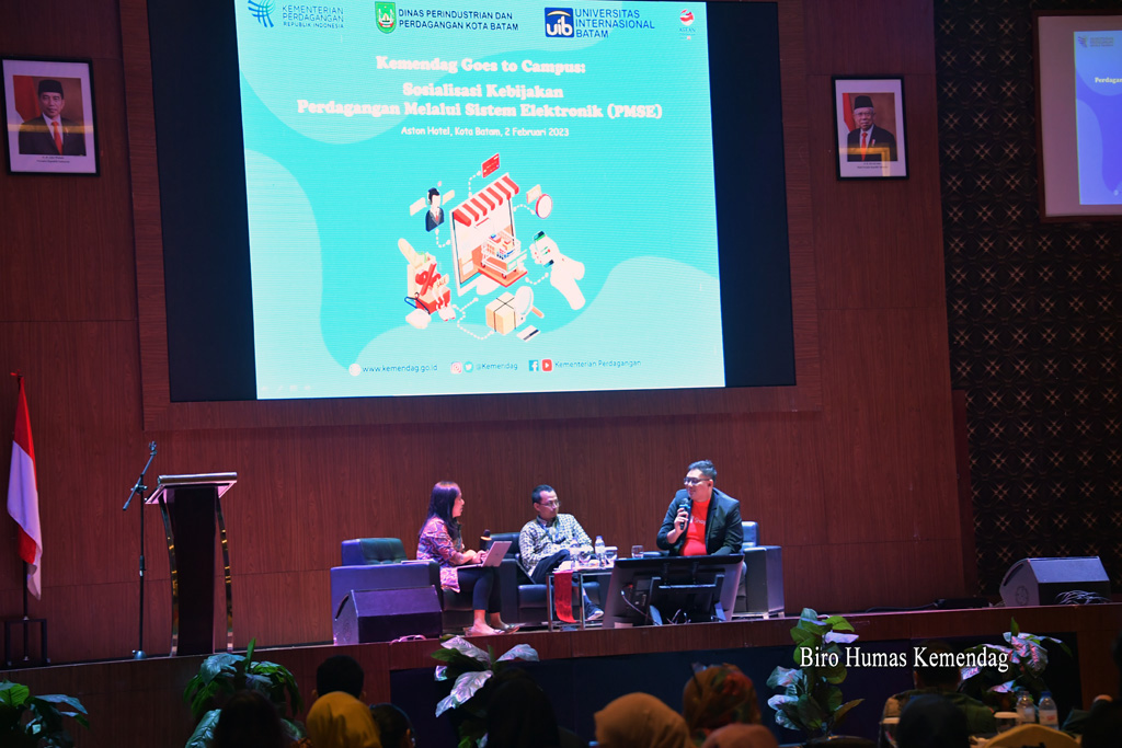 Sosialisasi dibuka oleh Kepala Biro Hubungan Masyarakat yang diwakili oleh Ketua Tim Hubungan Antar Lembaga Non Pemerintah, Virza Arigiatha. Dalam sambutan Kepala Biro Humas, disebutkan bahwa pada periode 2017—2021, ekonomi digital di Indonesia menunjukkan potensi yang besar dalam kontribusi bagi perekonomian.