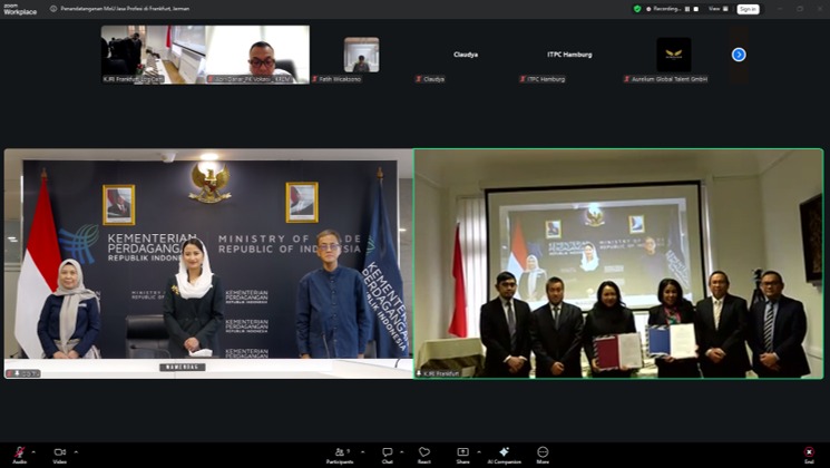 Dukung Peningkatan Diversifikasi Ekspor Indonesia, Kemendag Apresiasi MoU Jasa Profesi Indonesia-Jerman
