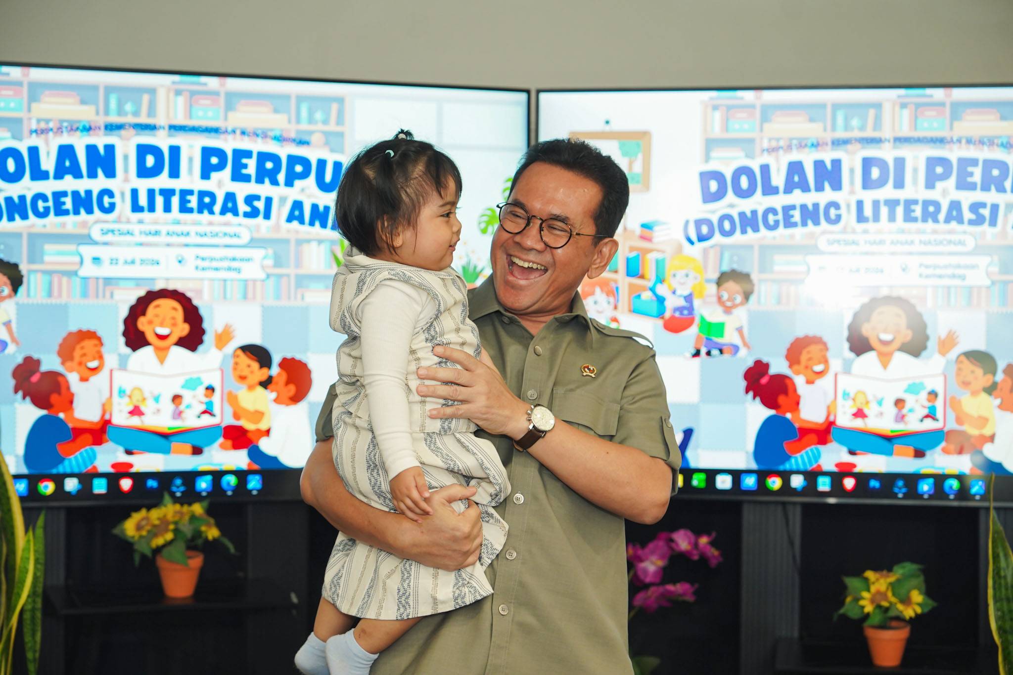 Cerita Kelinci dan Buaya: Cara Seru Perpustakaan Kemendag  Kenalkan Literasi Perdagangan di Hari Anak Nasional