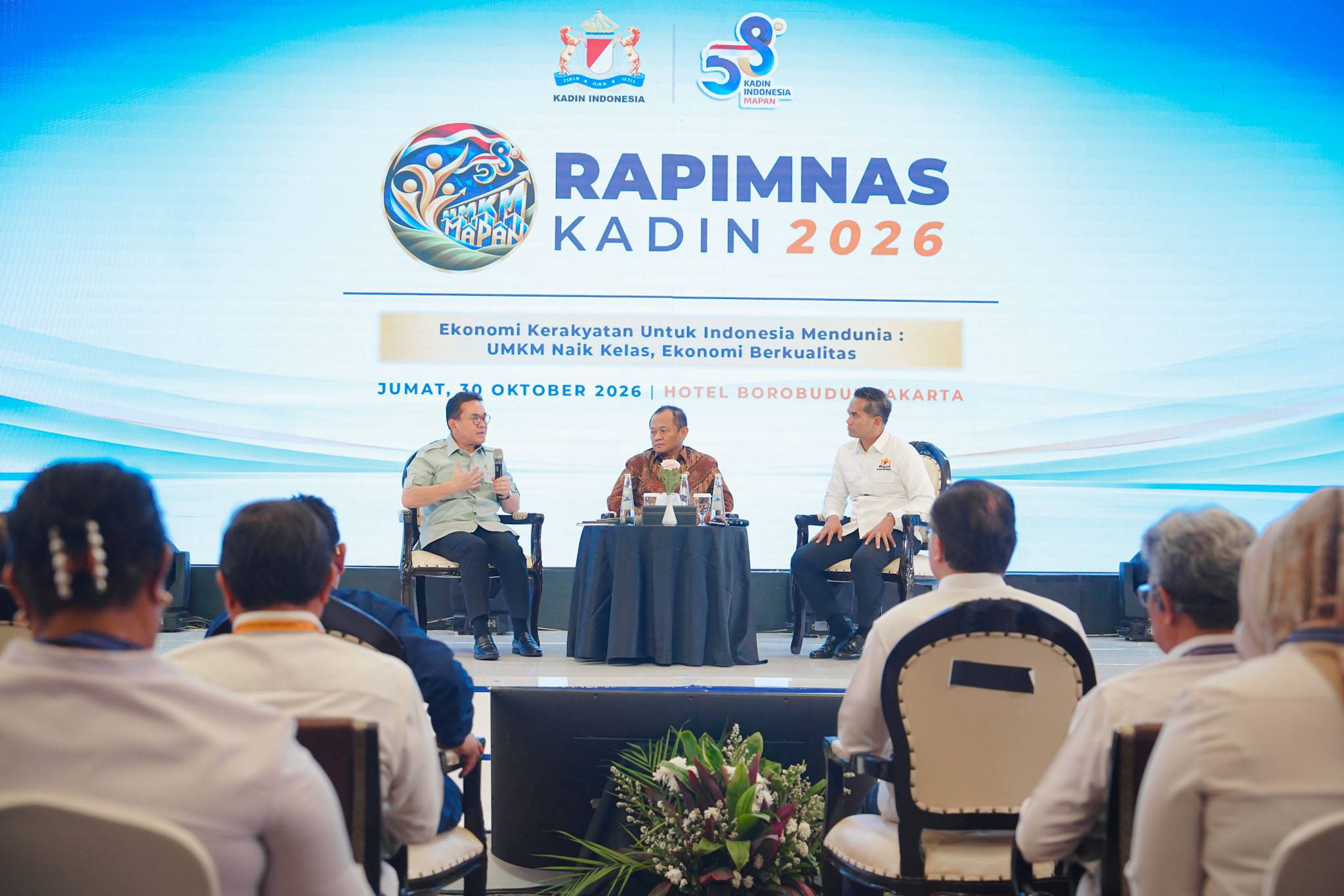 Mendag pada Rapimnas Kadin 2026