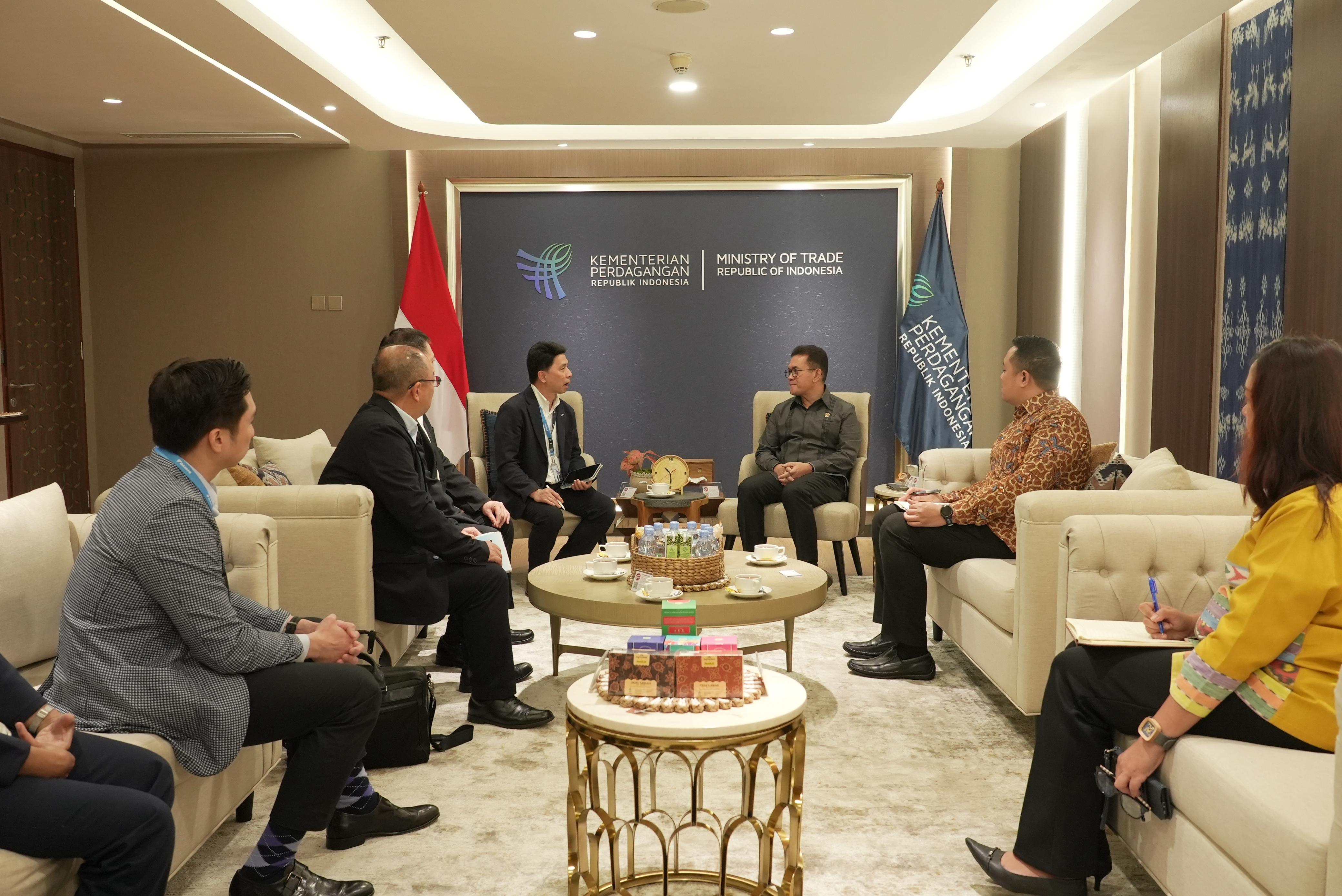 Pertemuan Mendag dengan PT Daikin Industries indonesia