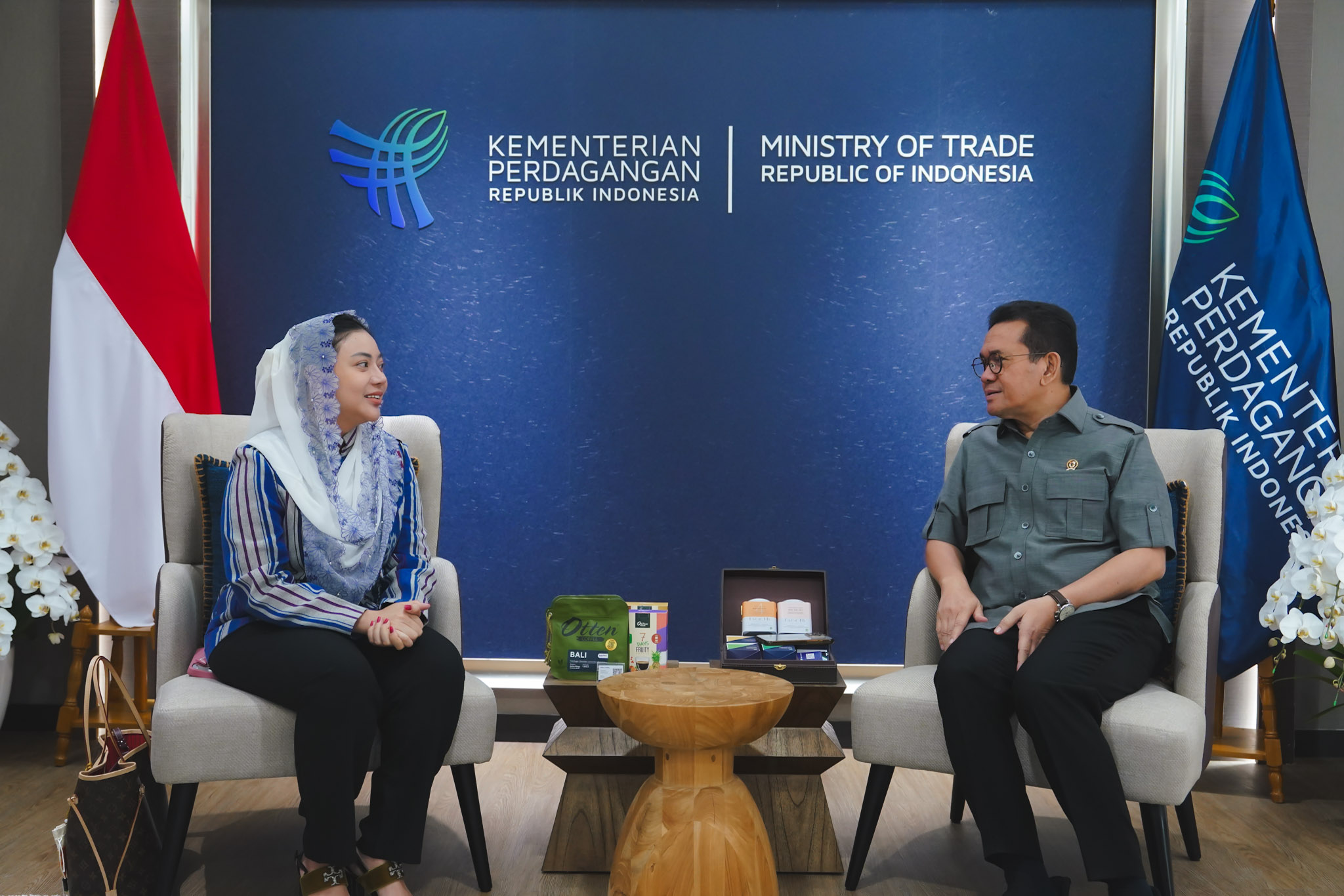 Mendag Menerima Audiensi Bupati Brebes