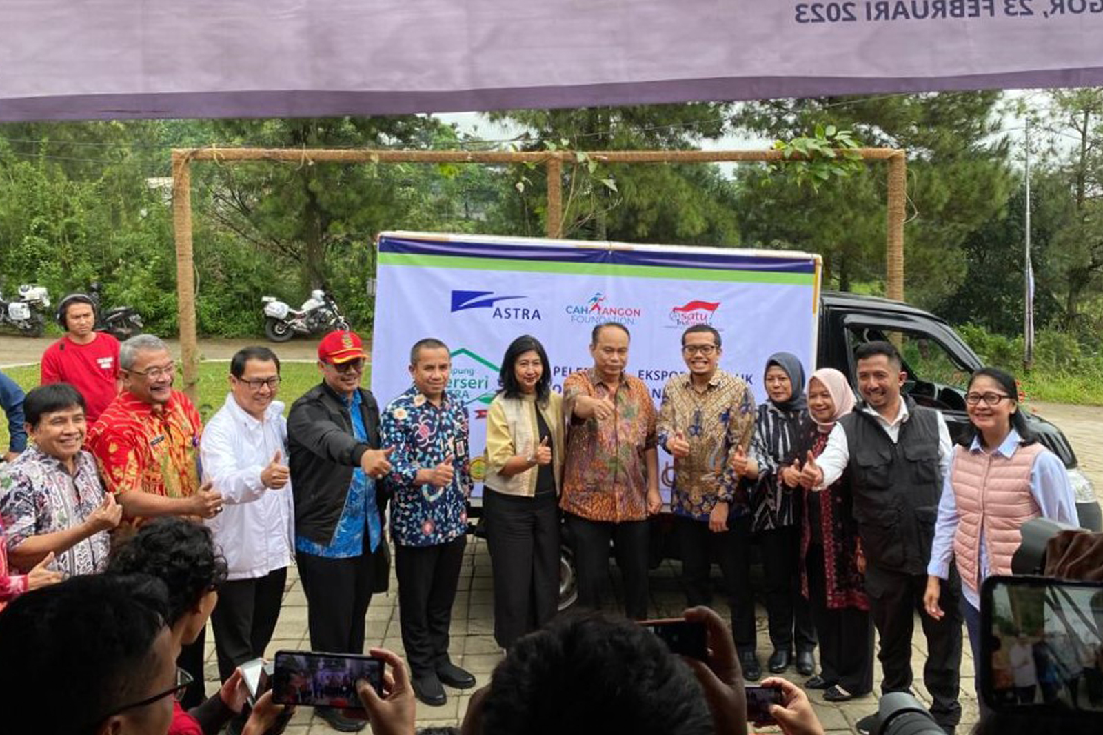 Kegiatan ini dihadiri oleh Wakil Menteri Desa, Pembangunan Daerah Tertinggal (PDTT), Budie Arie Setiadi; Staf Khusus Wapres Bidang Ekonomi dan Keuangan, Lukmanul Hakim; pejabat dari kementerian/lembaga terkait dan pemerintah daerah setempat, Head of CSR Astra, perwakilan perbankan, serta CEO Boja Farm, John Tumiwa.