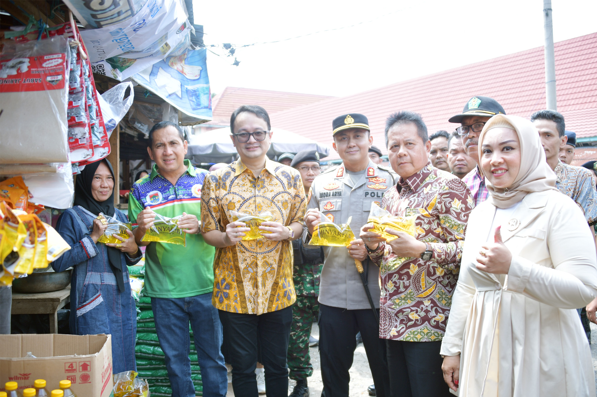 Wamendag Pantau Ketersediaan dan Harga Bapok di Pasar Bukit Sulap, Lubuklinggau