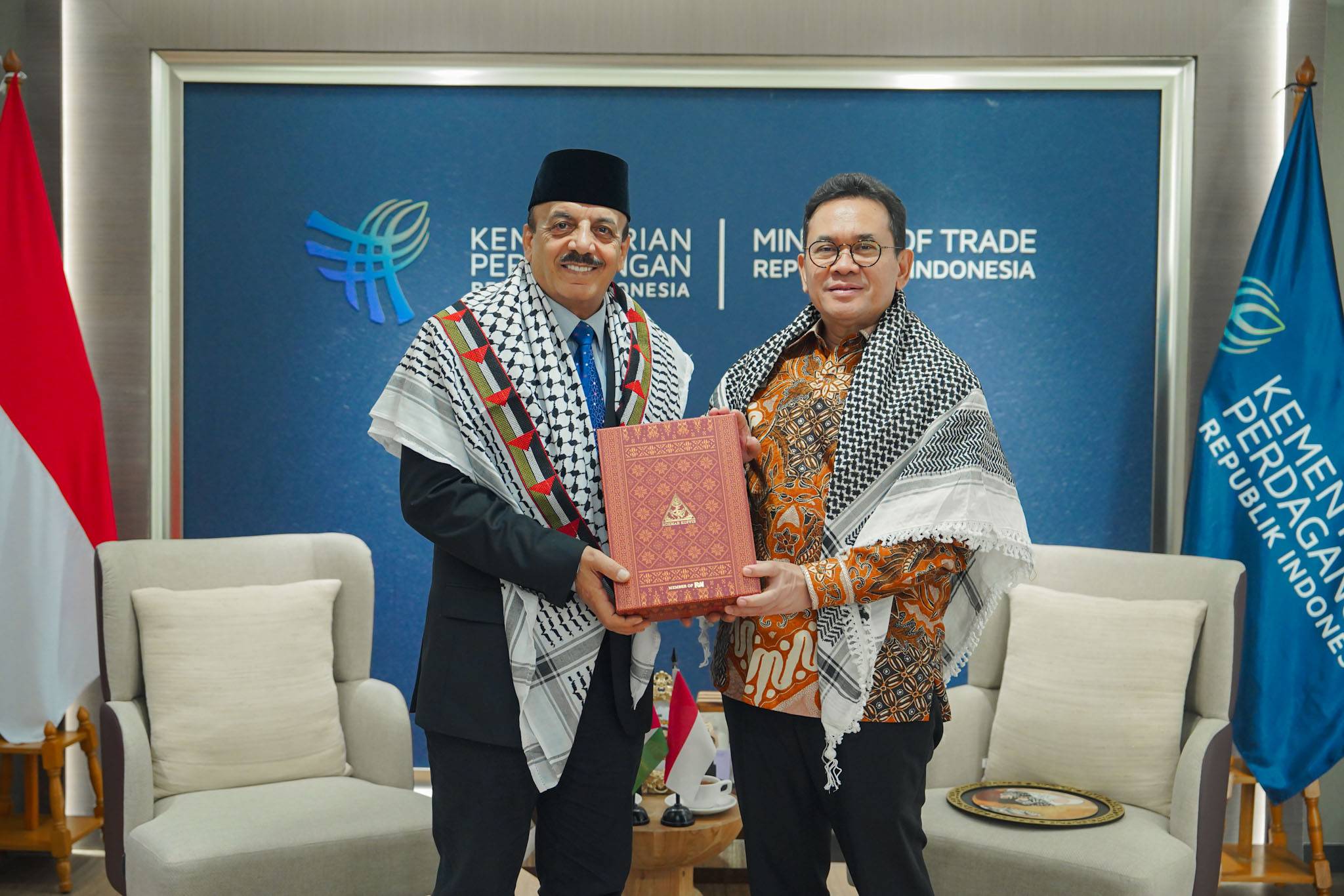 Pertemuan Mendag dengan Duta Besar Palestina untuk Indonesia