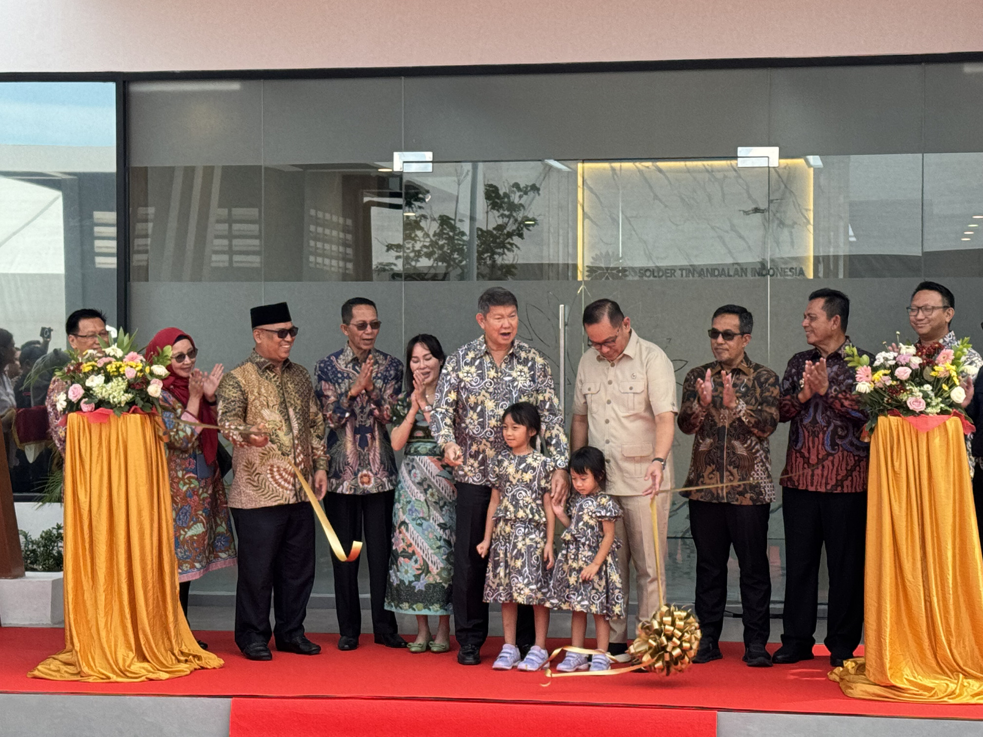 Peresmian Pabrik PT Solder Tin Andalan Indonesia (STANIA)