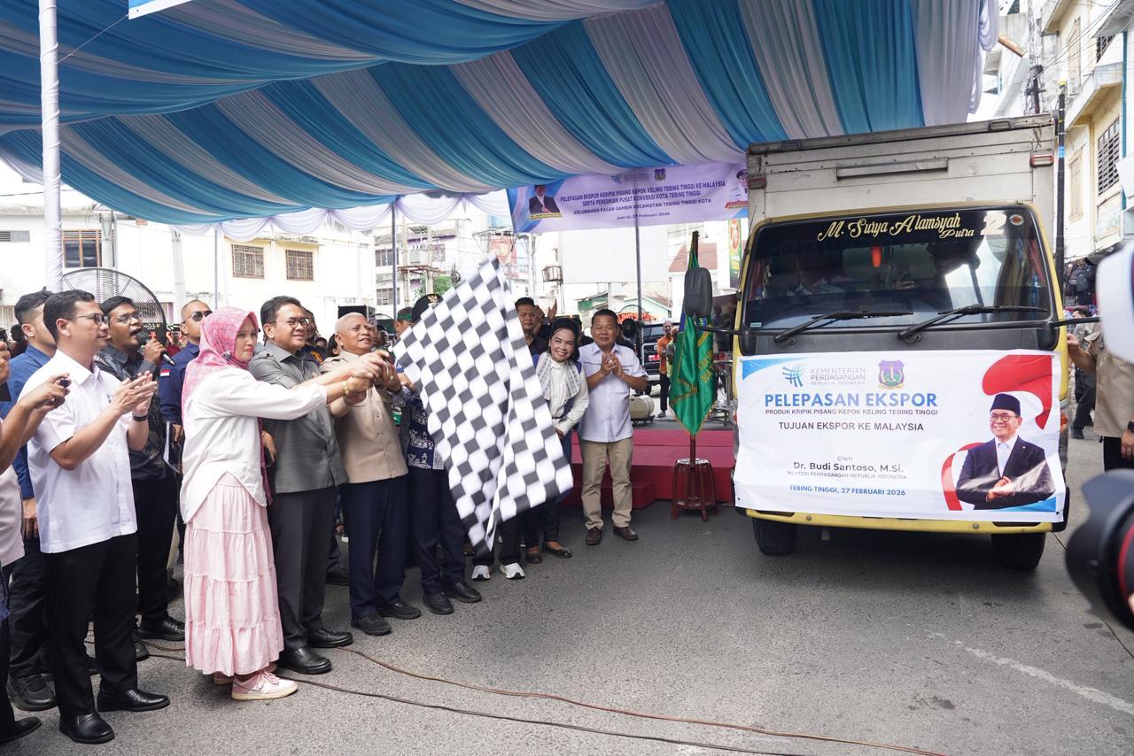 Mendag Busan Lepas Ekspor 9 Ton Keripik Pisang Kepok ke Malaysia