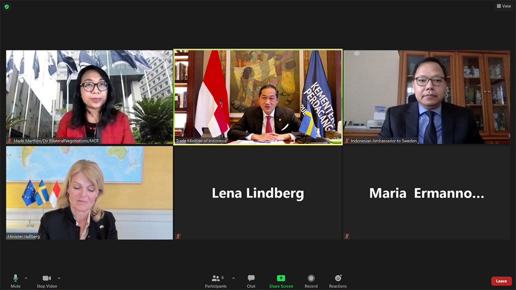 Pertemuan Menteri Perdagangan RI dengan Menteri ...