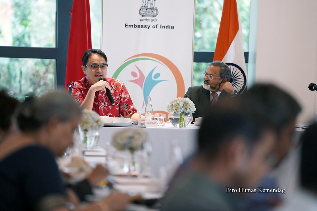 Pertemuan Wamendag dengan Duta Besar India Jakarta dan Para Pengusaha India di Indonesia