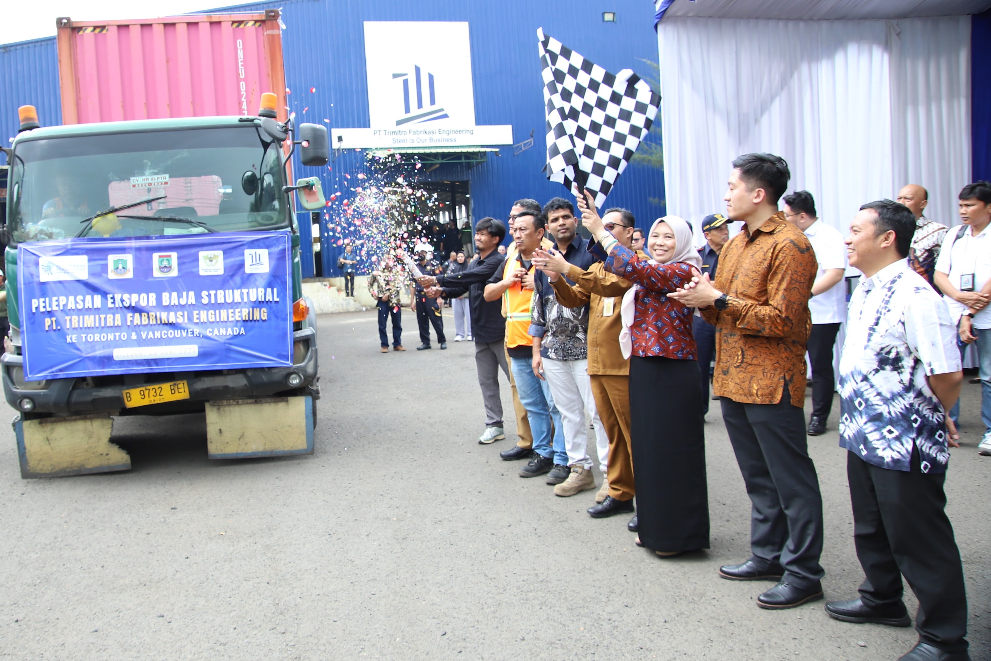 Dukung Ekspor Produk Manufaktur Tinggi Nilai Tambah, Kemendag Lepas Ekspor Fabrikasi Baja Struktural ke Kanada