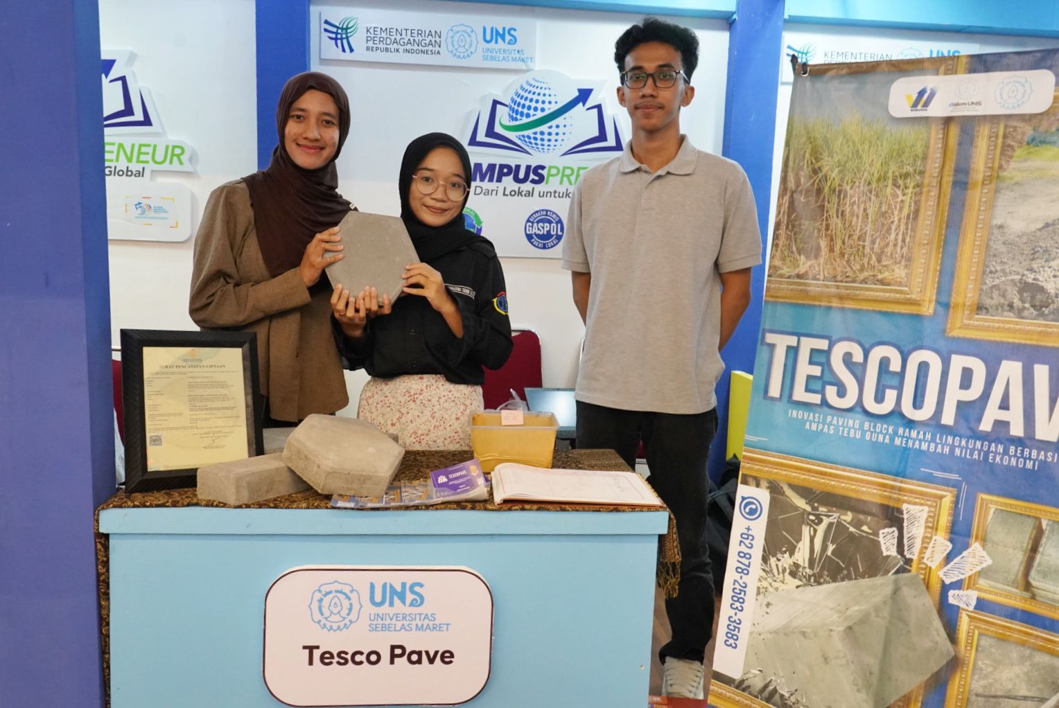 Kemendag dan UNS Gelar Campuspreneur Expo, Hadirkan 30 Wirausahawan Muda Potensial di Kalangan Mahasiswa