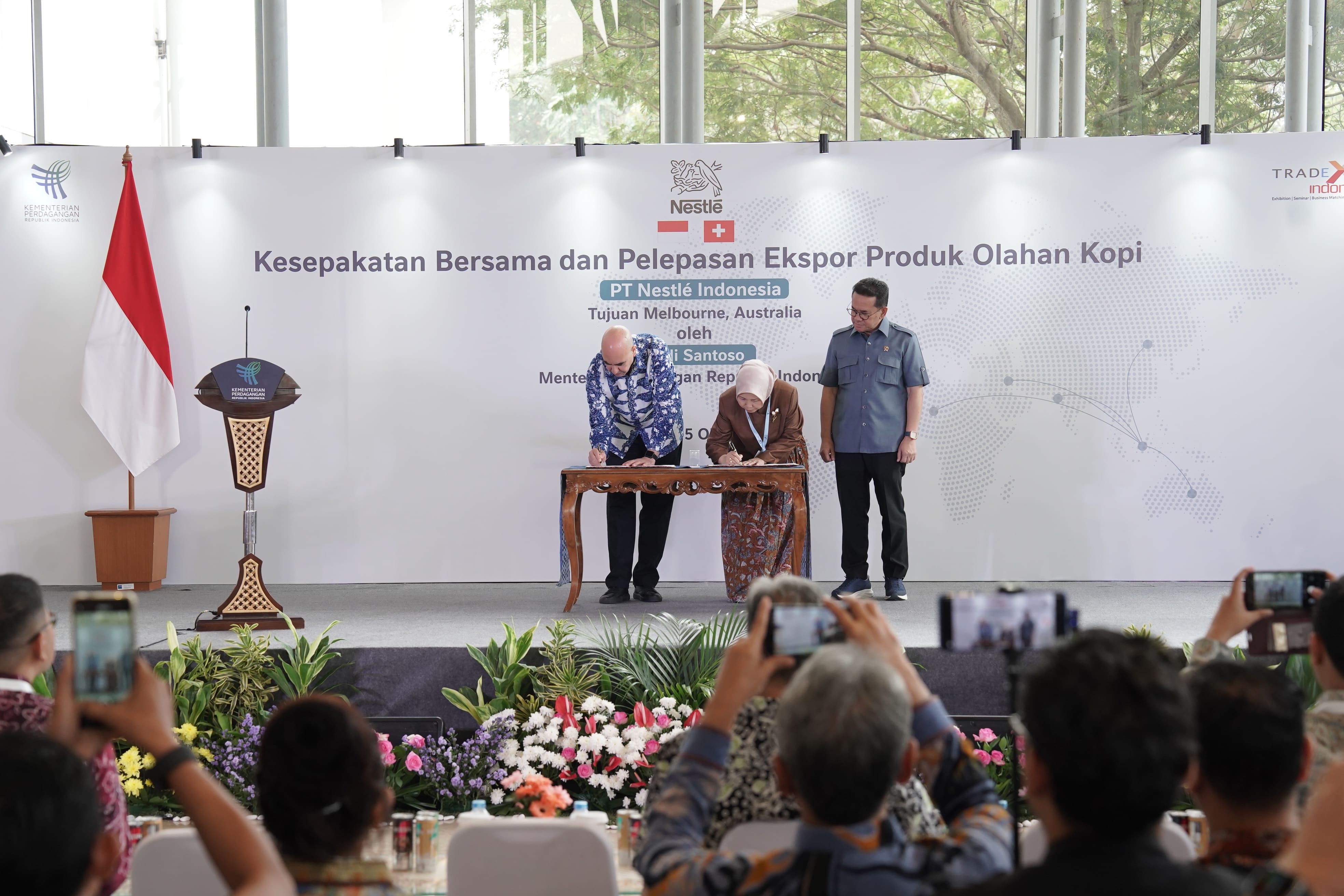 Kemendag dan Nestlé Indonesia Teken MoU Dorong Ekspor dari Hulu