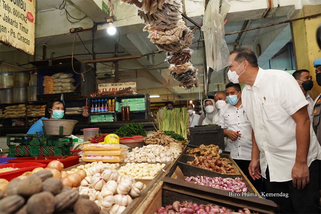 Mendag Pantau Harga Dan Stok Bapok Di Pasar Induk Kramat Jati Dan Pasar Kramat Jati Jakarta Kementerian Perdagangan Republik Indonesia