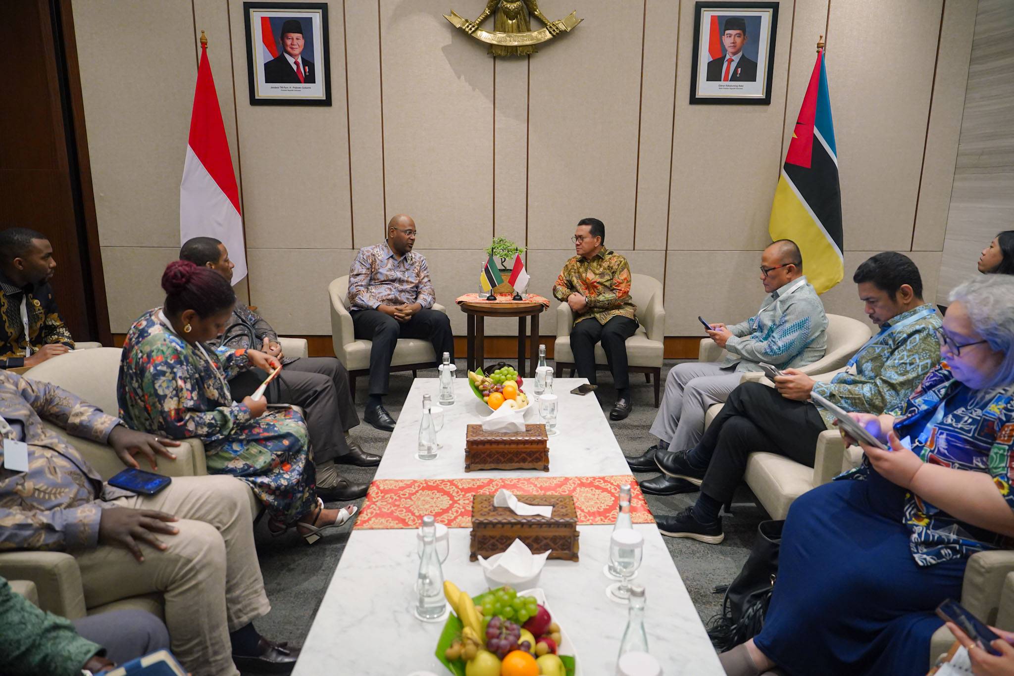 Pertemuan Bilateral Mendag RI dengan Mendag Republik Mozambik