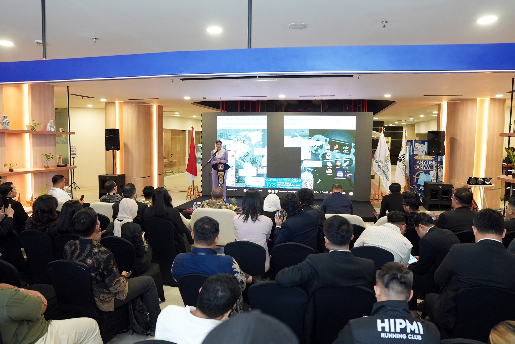 Wamendag Roro Ajak HIPMI Jadi Mitra Strategis Ekspor Nasional pada Pelantikan HEC