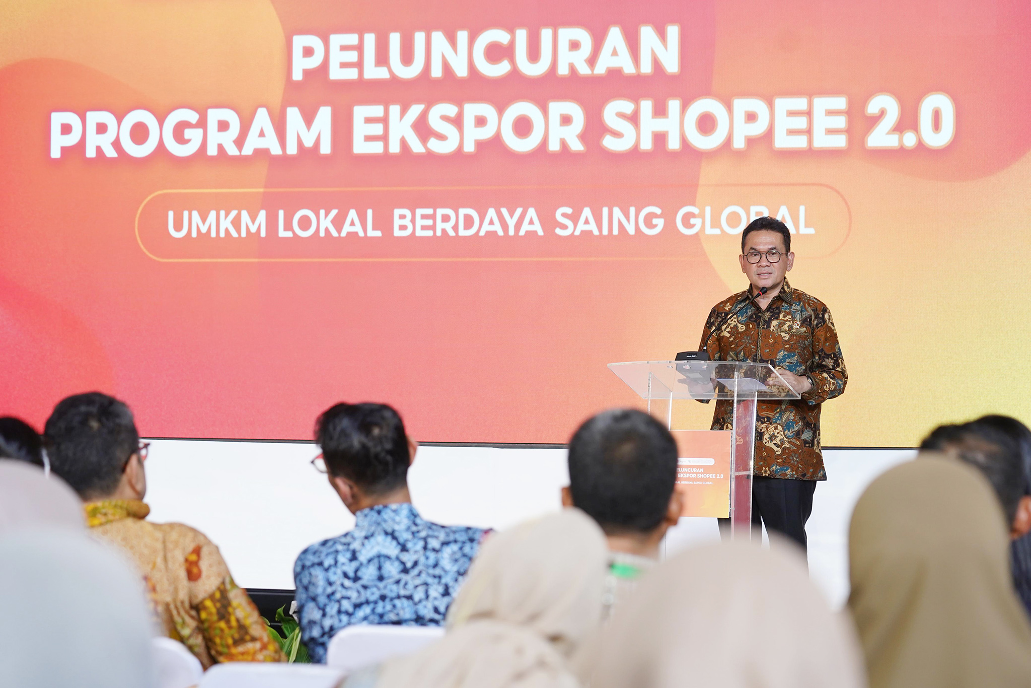 Mendag pada Peluncuran Program Ekspor Shopee 2.0