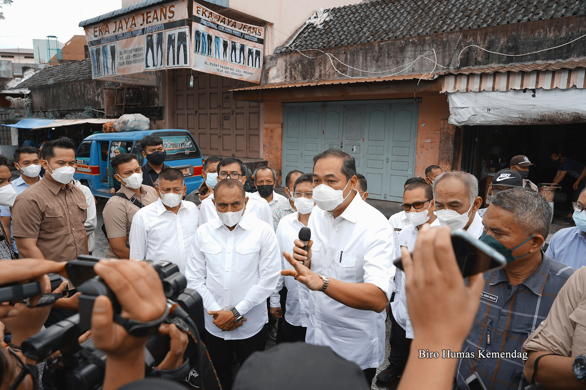 Mendag Meninjau Pusat Pasar di Kota Medan Kementerian