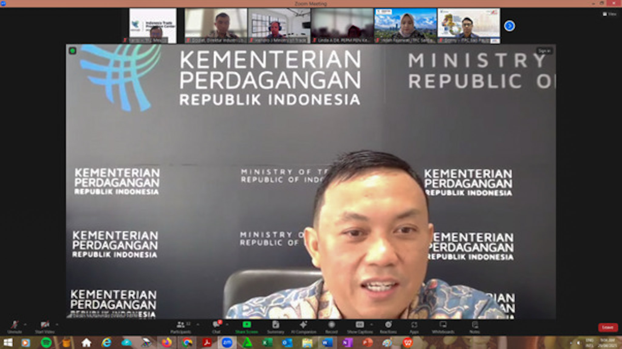 Kemendag Gelar Penjajakan Bisnis Sektor Besi Baja Bersama Perwakilan Perdagangan di Benua Amerika