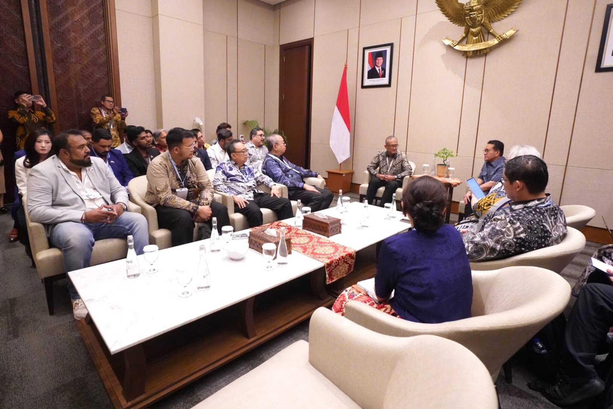 Mendag Busan Bertemu Delegasi Bisnis India di TEI ke-41, Bahas Akses Pasar dan Investasi