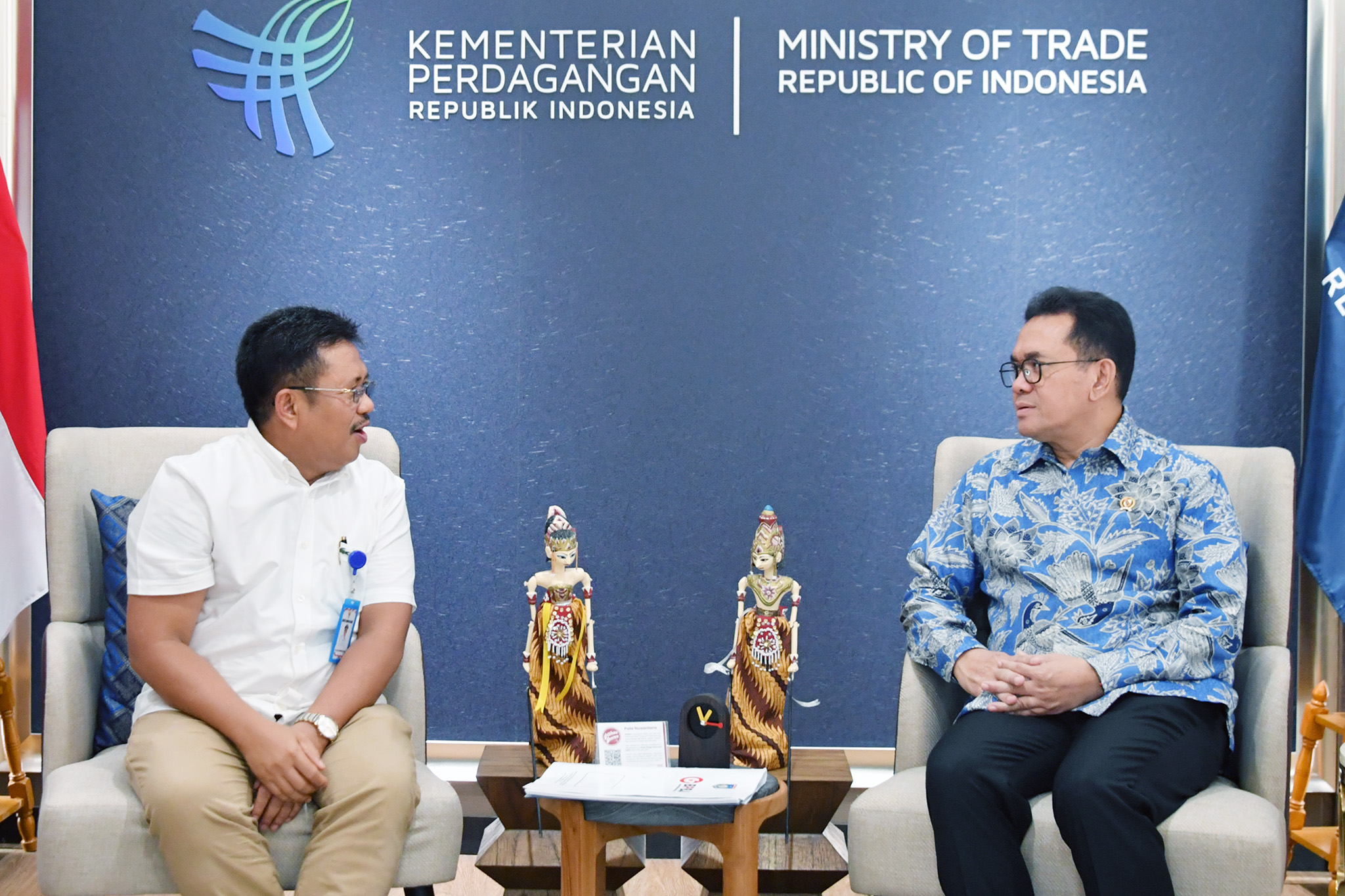 Mendag Menerima Kunjungan Bupati Lombok Barat