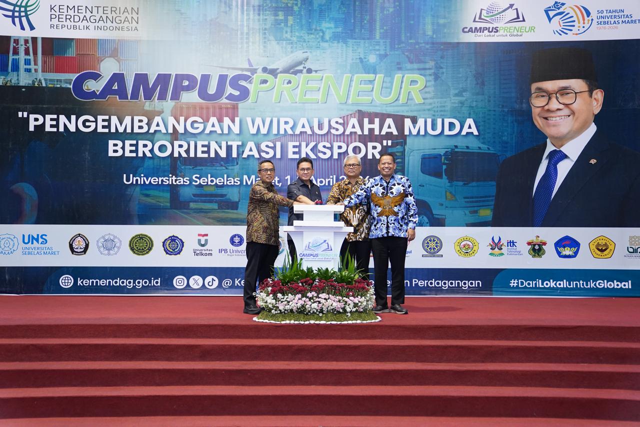 Luncurkan Campuspreneur, Mendag Busan: Jadikan Mahasiswa Wirausaha Muda Berorientasi Ekspor