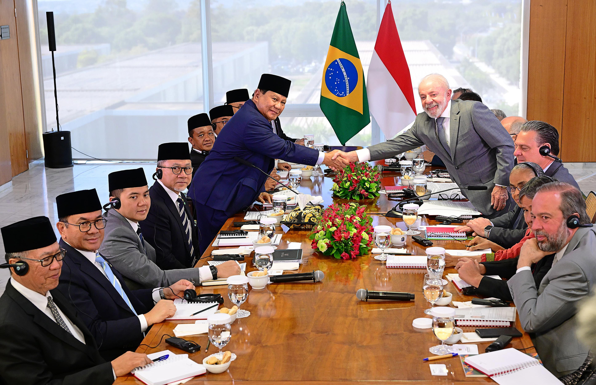 Mendag RI dampingi Presiden RI dalam Pertemuan Bilateral dengan Presiden Republik Federasi Brasil