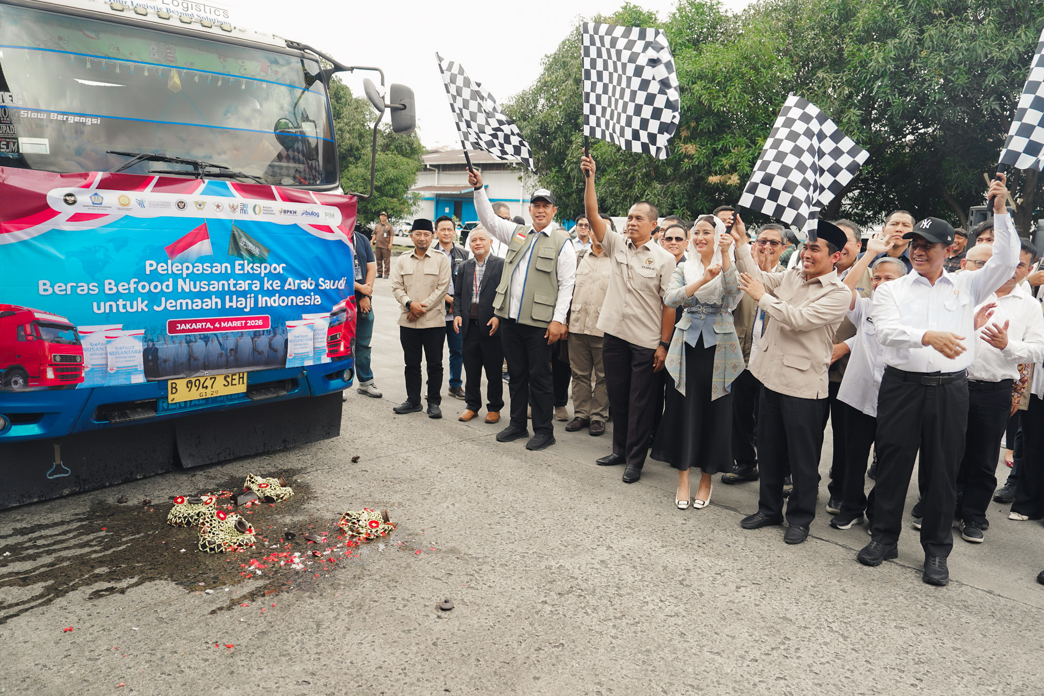 Pelepasan Ekspor Beras "Befood Nusantara" ke Arab Saudi