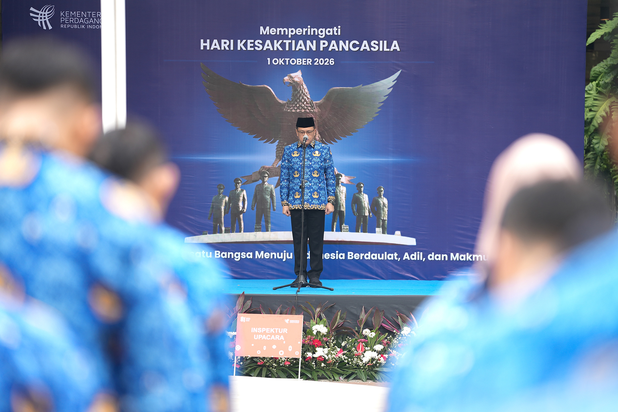 Upacara Hari Kesaktian Pancasila di Lingkungan Kemendag