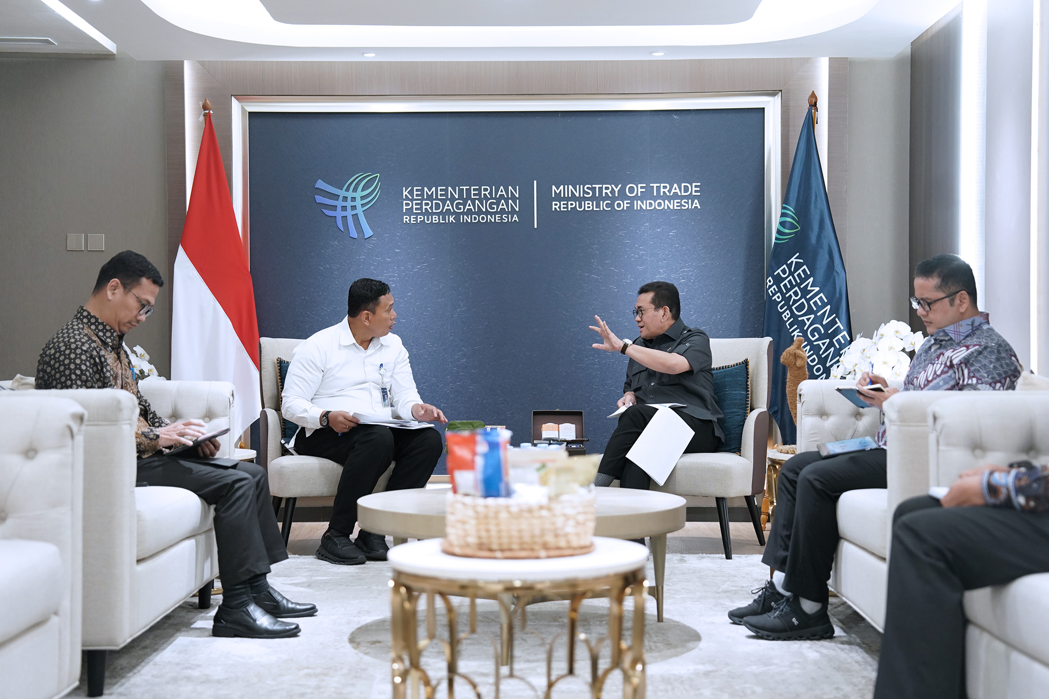 Mendag Menerima Audiensi Direktur Utama Perum Bulog