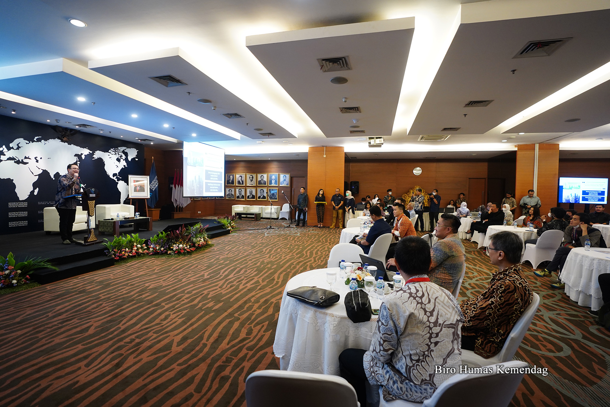 Wakil Menteri Perdagangan, Jerry Sambuaga menghadiri Peluncuran Ekspansi Gim Lokapala ke Asia Tenggara yang diselenggarakan di Auditorium Kementerian Perdagangan, Jakarta, Rabu (24 Mei).
