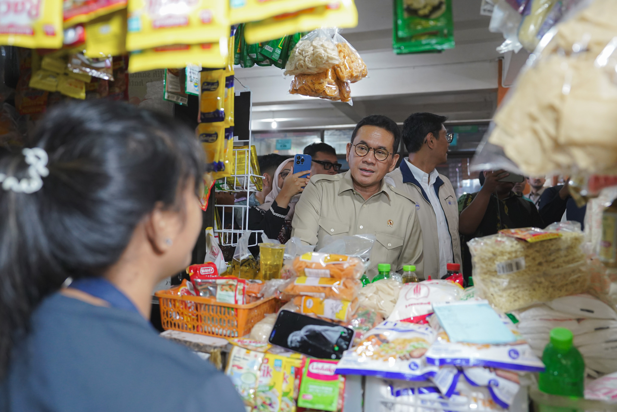 Mendag Tinjau Bapok di Pasar Rejosari dan Jebres