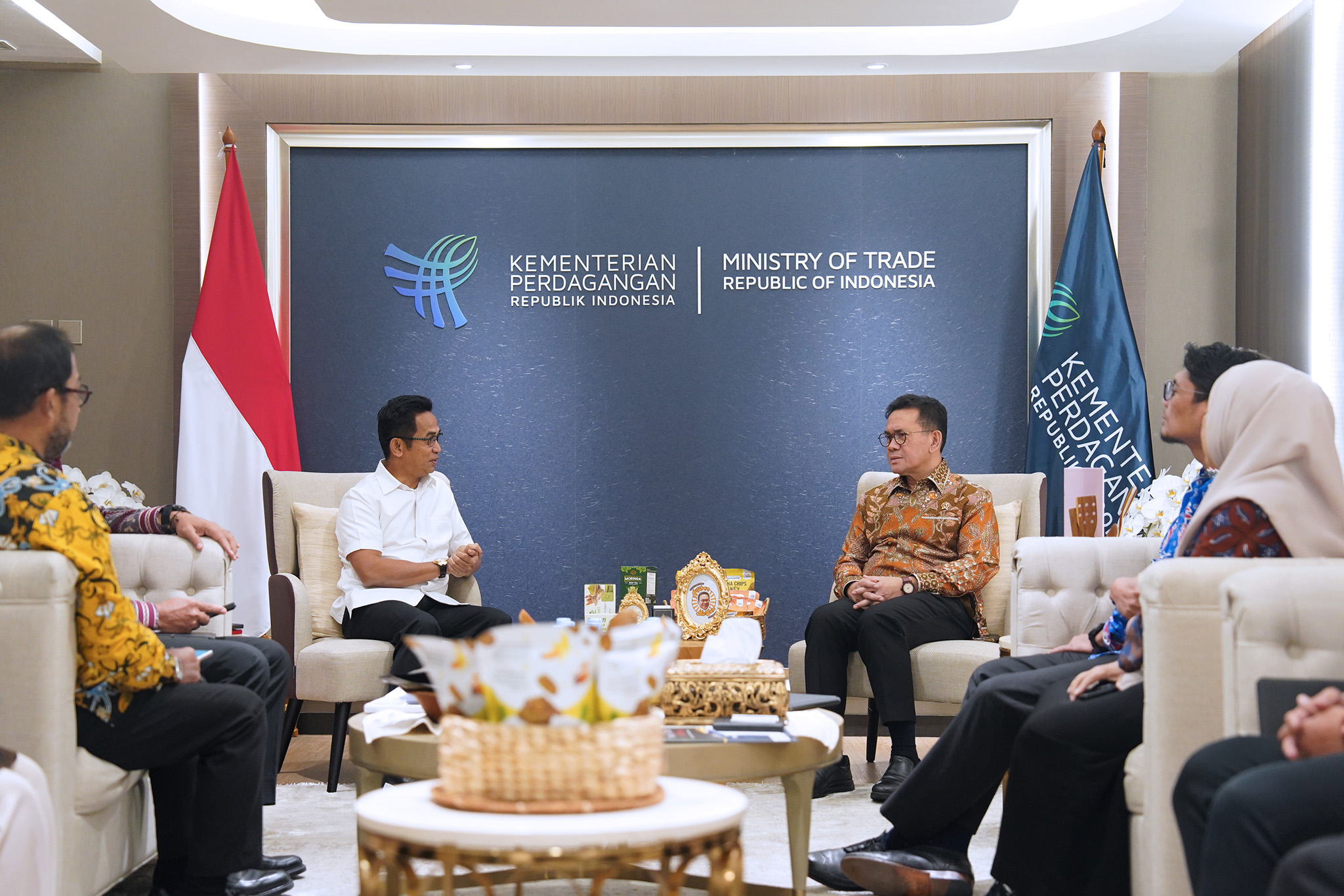 Mendag Menerima Audiensi Walikota Balikpapan