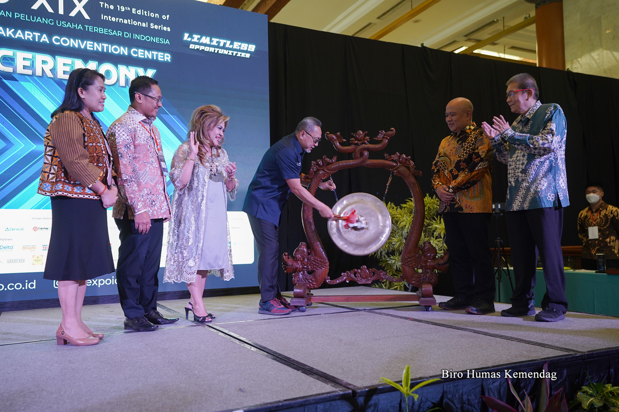 Pembukaan Franchise License Expo Indonesia (FLEI) ke19 Kementerian