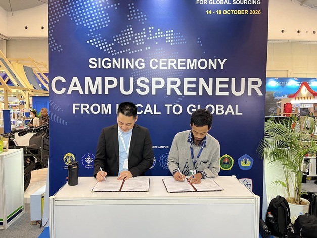 UKM Campuspreneur Tampil Perdana di TEI,  Catat Potensi Transaksi USD 22,56 Juta