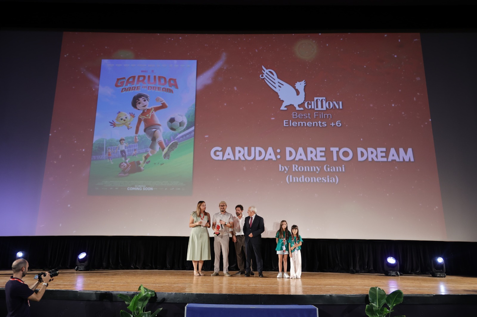 Gerakkan Momentum Ekspor Jasa Kreatif, Film Animasi Indonesia Garuda: Dare to Dream Raih Dua Penghargaan di Festival Film Italia