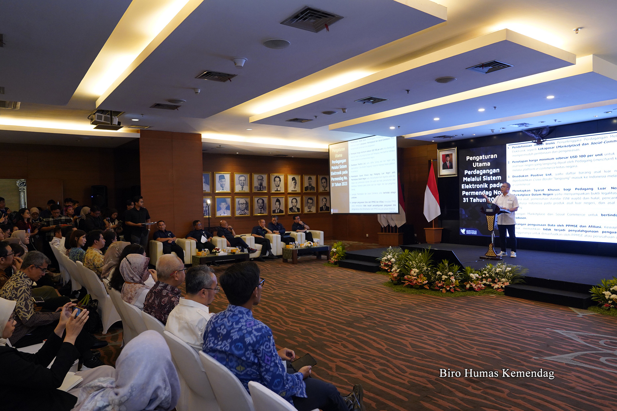Konferensi Pers Permendag Nomor 31 Tahun 2023