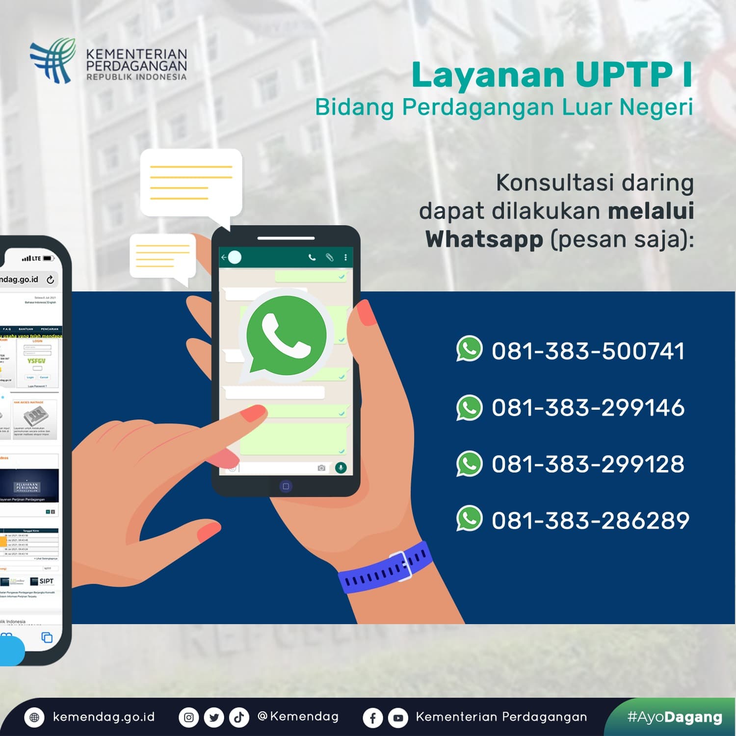 2. Layanan UPTP I Bidang Perdagangan Luar Negeri