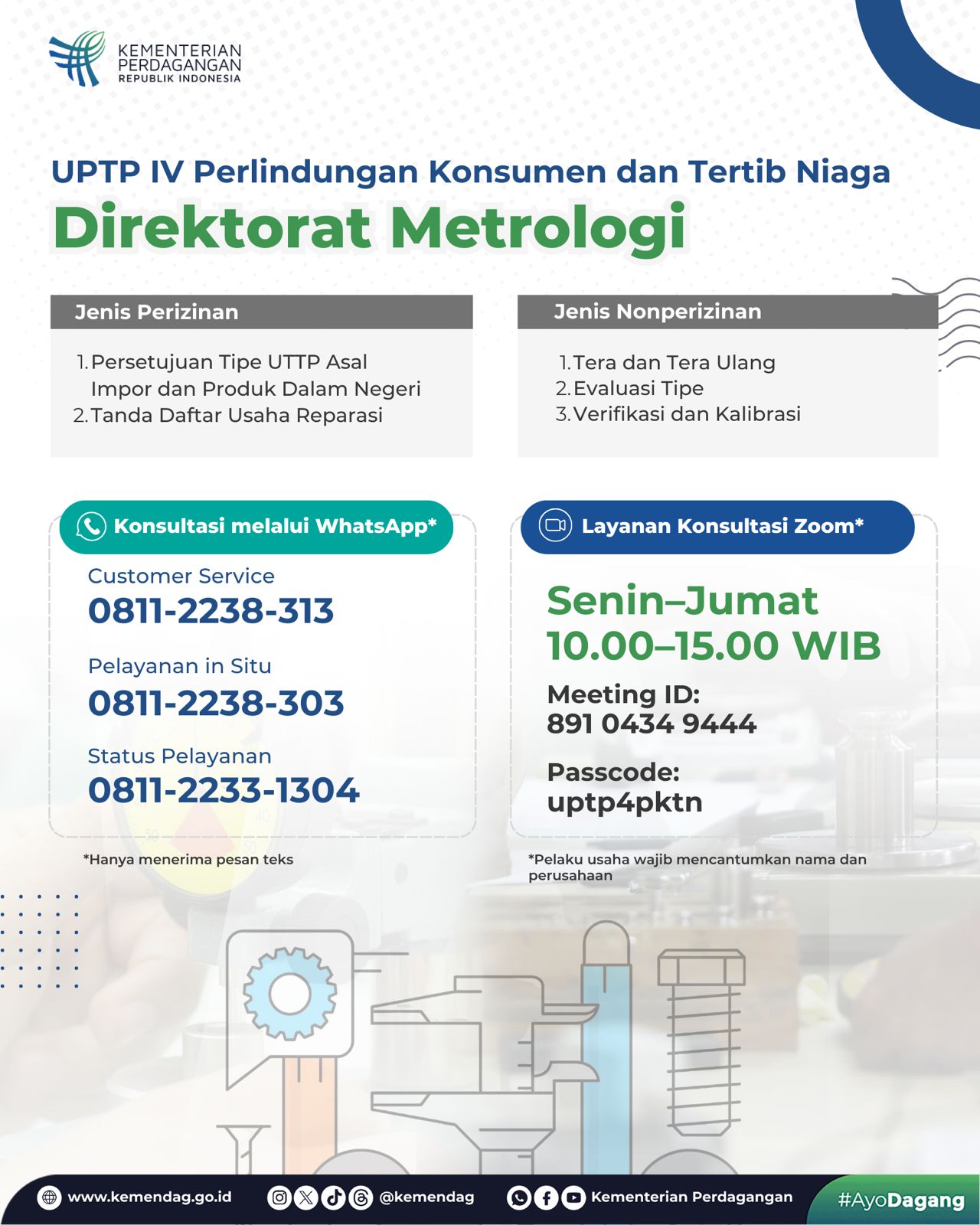 7. Layanan UPTP IV Bidang Perlindungan Konsumen dan Tertib Niaga