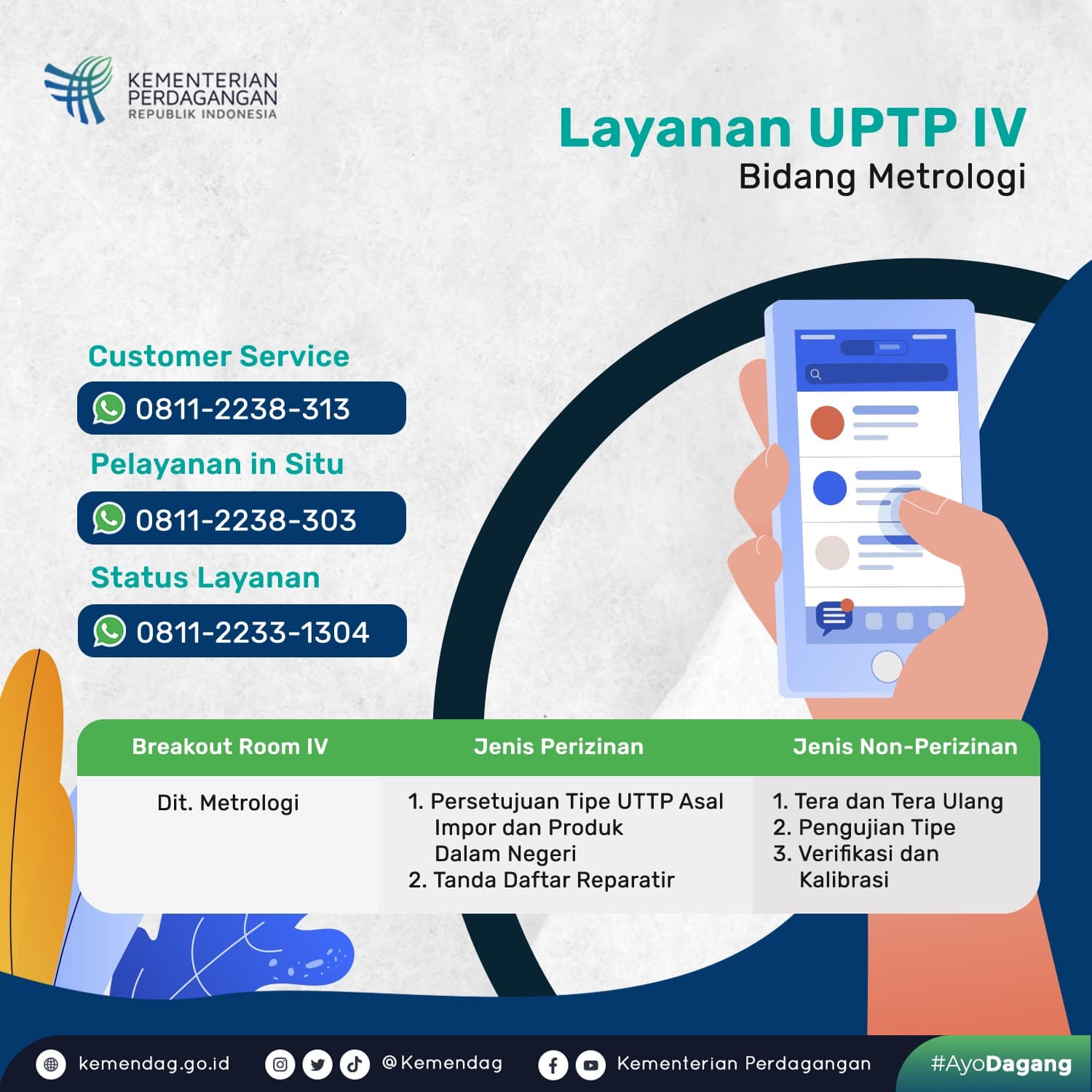 7. Layanan UPTP IV Bidang Perlindungan Konsumen dan Tertib Niaga